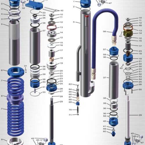 King Shocks 25AB414-103 2.5 Bump Stop 4in (Sleeve) - Weld in(4130)