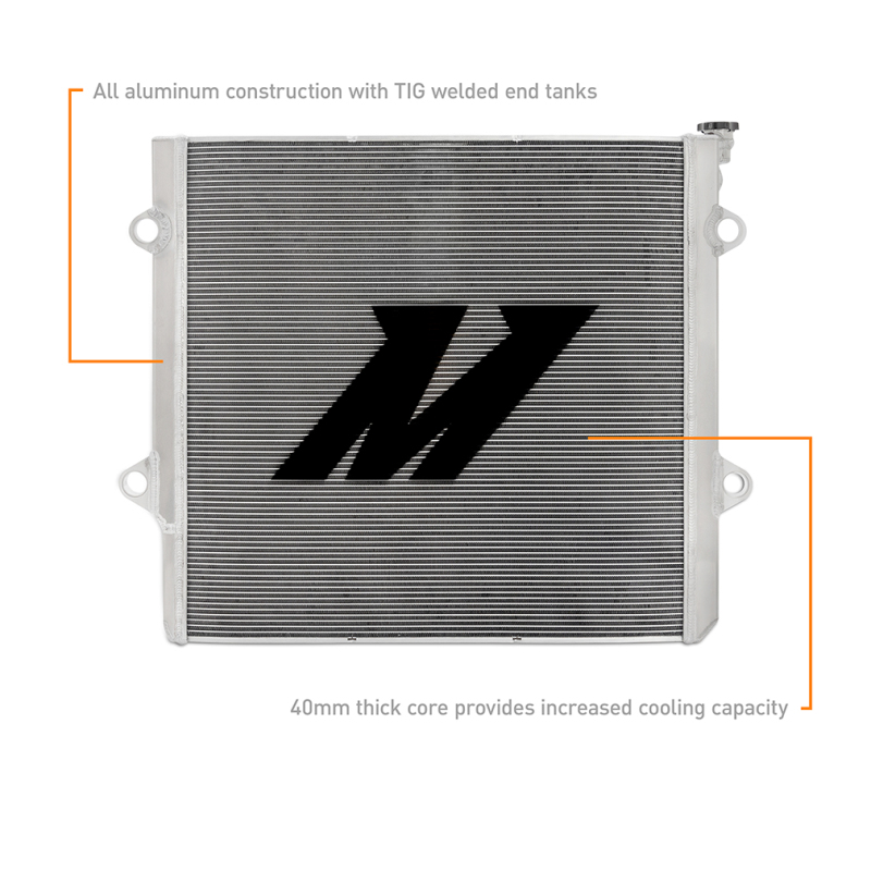 Mishimoto Performance Aluminum Radiator for 10-23 Lexus GX460 4.6L - Image 2