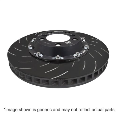 EBC Racing 13-19 Volkswagen GTI (MK7) Front BBK Replacement Discs Complete Assembly (Pair) - Image 3