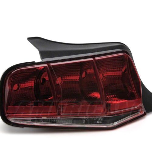 Alternative view of Raxiom for 2010-2012 Ford Mustang Aero Tail Lights- Black Housing (Smoked Lens)
