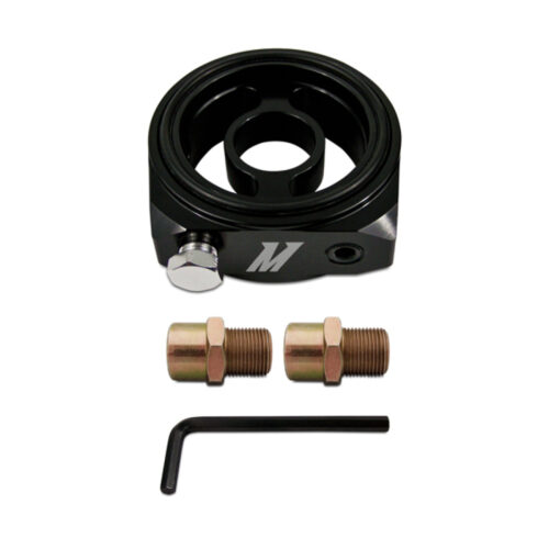 Mishimoto Oil Sandwich Plate Adapter with 3 x 1/8in NPT Ports - Image 2