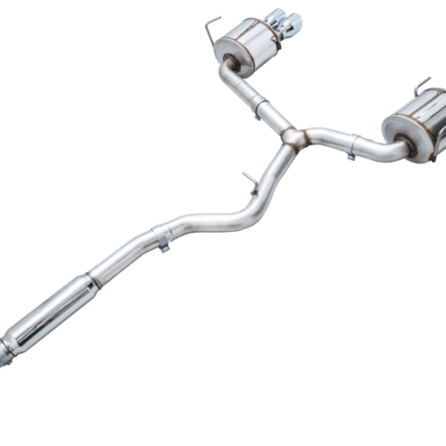 AWE Tuning Touring Edition Exhaust - Chrome Silver Tips for 2022+ VB Subaru WRX - Image 8