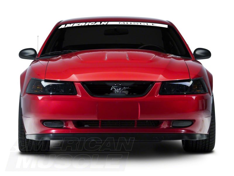 Raxiom for 1999-2004 Ford Mustang Axial Series Projector Headlights- Black Housing (Smoked Lens) - Image 4
