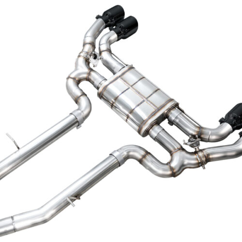 AWE Tuning SwitchPath Axle-Back Exhaust - Diamond Black Tips for 20-25 BMW X3 M/M Comp (F97) AWD - Image 5