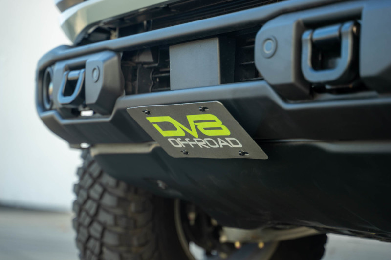 DV8 Offroad 2021 Ford Bronco Capable Bumper Slanted Front License Plate Mount - Image 5