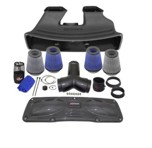 Alternative view of aFe Black Series Cold Air Intake 12-15 Porsche Carrera/Carrera S 3.4L/3.8L