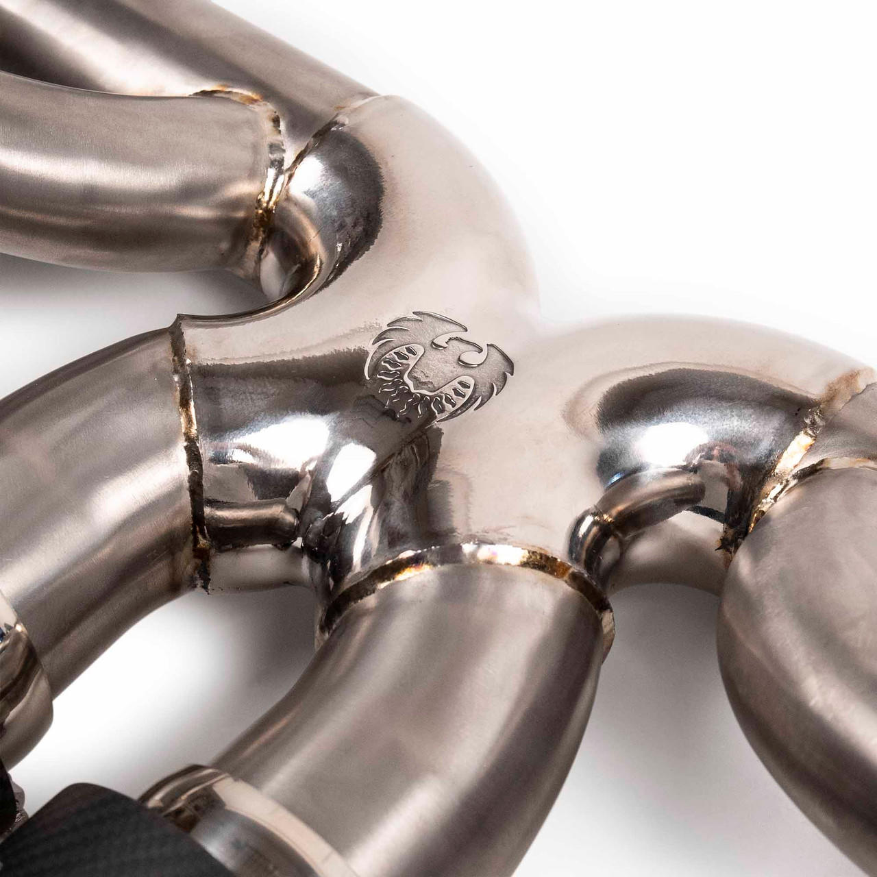 Fabspeed Porsche 992 GT3 / GT3 RS Titanium Valved Cat-Back Exhaust System (2022+) - Brushed Single Wall Stainless Steel Tips - No - Image 6