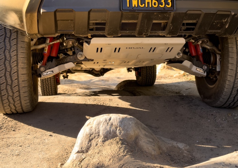 Rival 2024-Present Toyota Tacoma 4th Gen Aluminum Lower Controls Skid Plate - Image 6