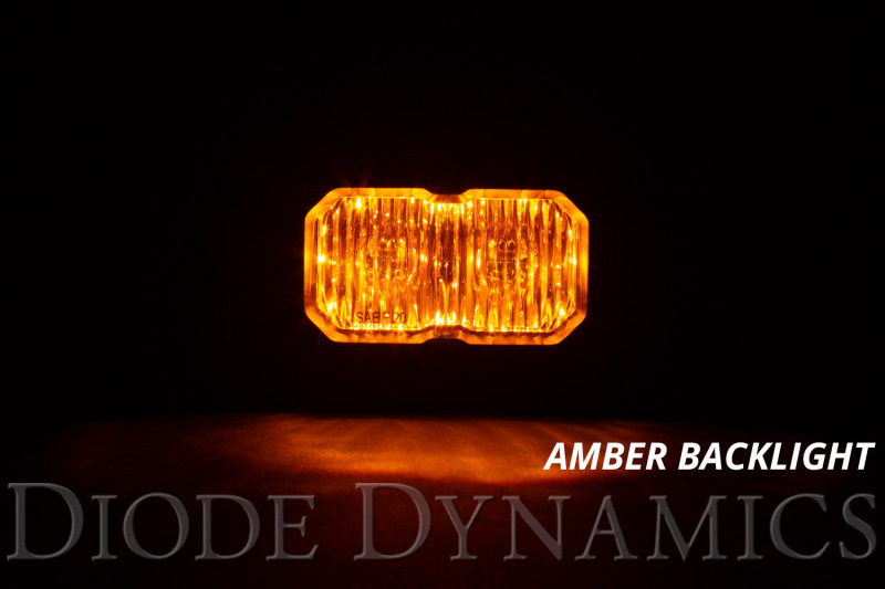 Diode Dynamics Stage Series 2 In LED Pod Sport - Yellow Combo Standard ABL (Pair) - Image 7