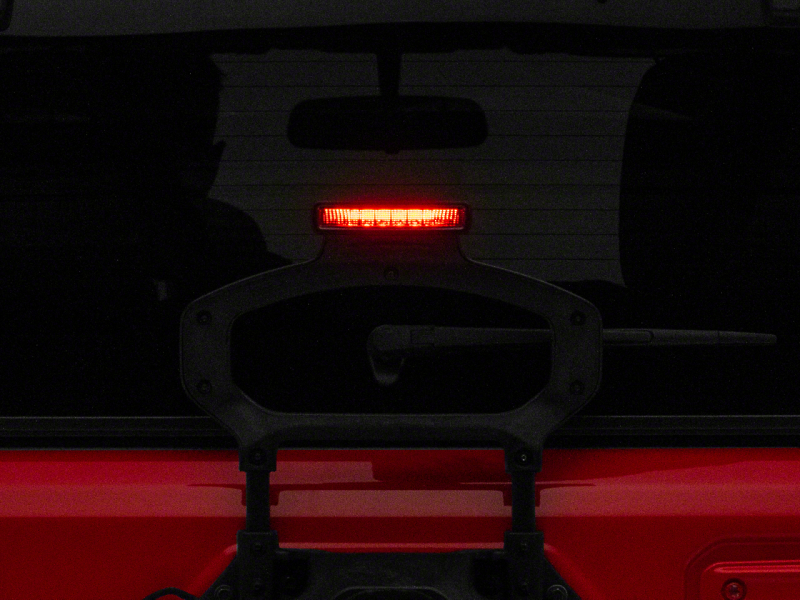 Raxiom for 2018-2023 Jeep Wrangler JL Axial Series LED Third Brake Light- Smoked