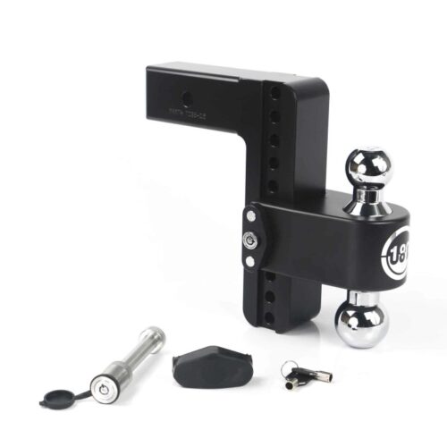 Weigh Safe CTB8-2.5-KA-CER-BLA 180 Hitch 8in Drop Hitch & 2.5in Shank (10K/18.5K GTWR) w/WS05 - Black Cerakote