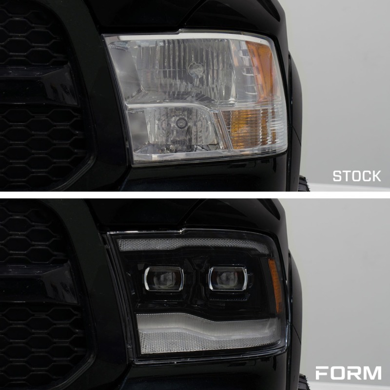 Form Lighting 2009-2018 Ram 1500/2500/3500 Sequential LED Projector Headlights (Pair) - Image 6