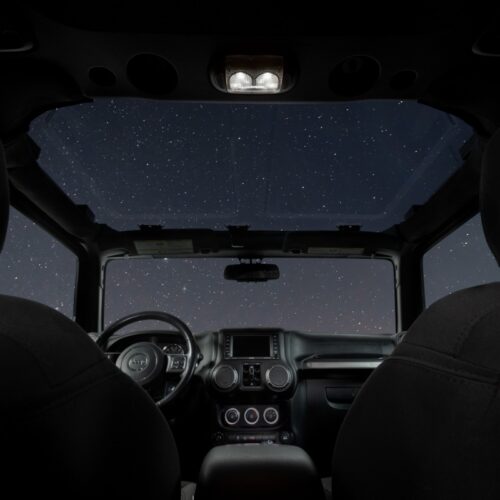 Alternative view of Putco 09-18 Jeep Wrangler JK Sky View Hard Tops