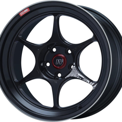Enkei 545-895-8040BKM PF06 18x9.5 5x100 40mm Offset 75mm Bore Black Machined