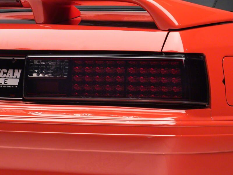 Raxiom for 1987-1993 Ford Mustang Axial Series Smoked LED Tail Lights - Image 5