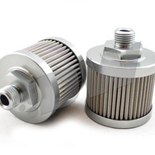 DeatschWerks Stainless Steel 6AN 100 Micron Universal Fuel Pump Pre-Filter - Image 3