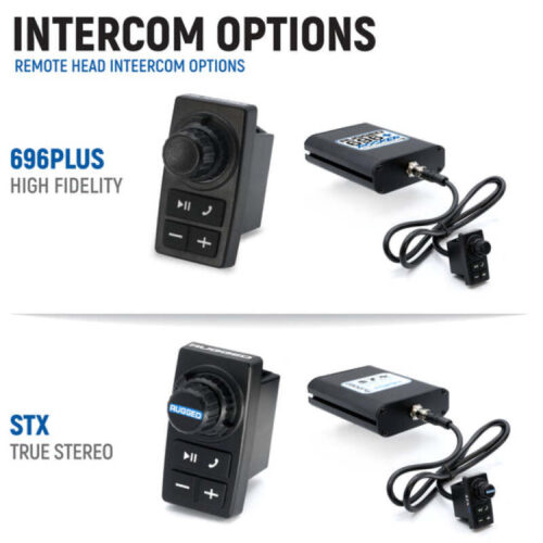 Rugged Radios Kawasaki Teryx4/Teryx5 H2 Comp Comm Kit w/ BT Intercom & 2-Way - 696/G1 GMRS - Image 2