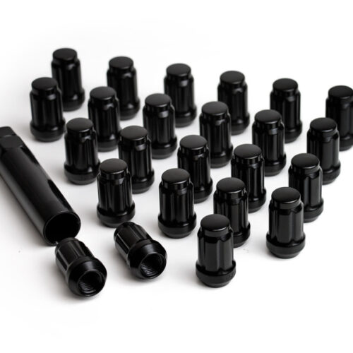 Alternative view of ICON Alloys Lug Nut Kit Black - 14x1.5 - 24 Lug Nuts w/ Key