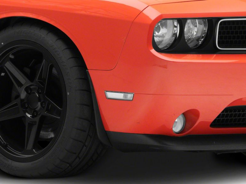 Raxiom for 2008-2014 Dodge Challenger Axial Series Side Marker Lamps- Clear - Image 6