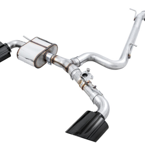 Alternative view of AWE Tuning Track Edition Exhaust - Diamond Black RS-Style Tips for 18-19 Audi TT RS 8S/RK3 2.5L Turbo