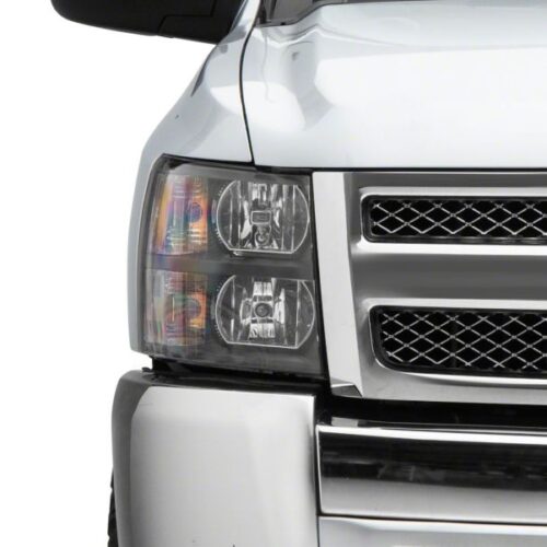 Raxiom for 2007-2013 Chevrolet Silverado 1500 Euro Headlights- Black Housing (Clear Lens) - Image 5