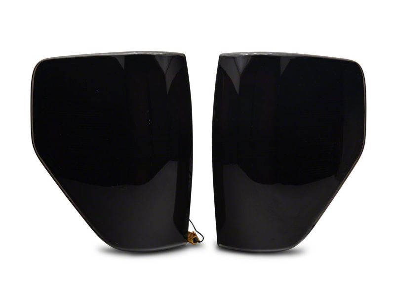 Raxiom for 2009-2014 Ford F-150 Styleside Axial Series LED Tail Lights w/ Halo- Black Housing (Smoked Lens) - Image 2