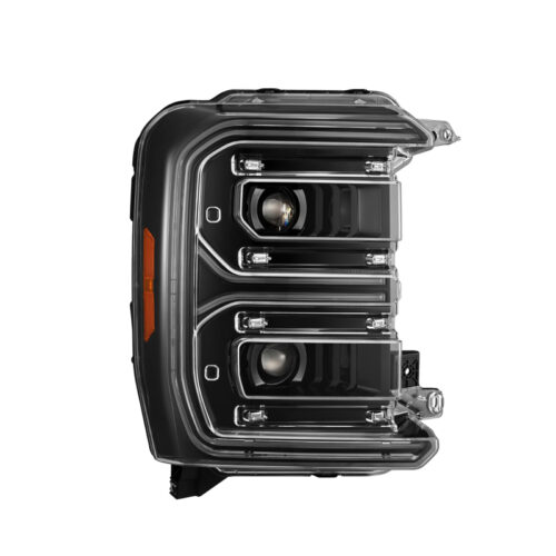 AlphaRex 23-26 Ford F-250 SD LUXX LED Proj Headlights Alpha Blk w/Activ Light/Seq Signal/Switchback