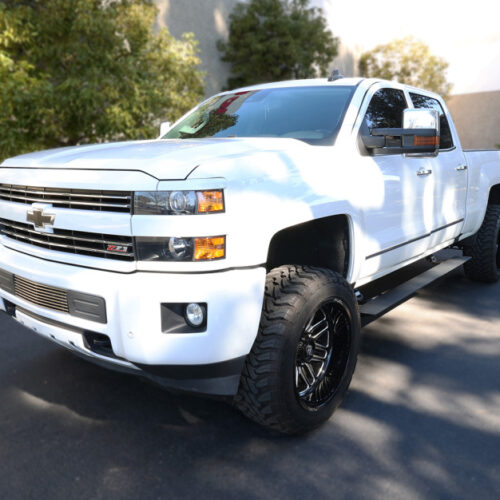 RealTruck 20405187PC 15-19 Chevy Silverado 25/3500HD CC Dsl 4dr VoltStep Electric Running Board Kit - Tex. Blk - Image 10
