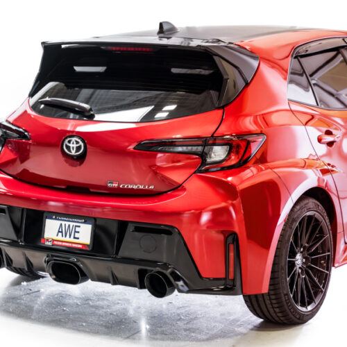AWE Tuning Touring Edition Exhaust - Diamond Black Tips for 2023+ Toyota GR Corolla - Image 10