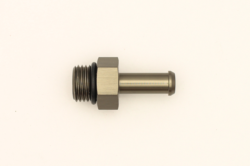 DeatschWerks 6AN ORB Male To 5/16in Barb Fitting (Single Barb - Incl O-Ring)
