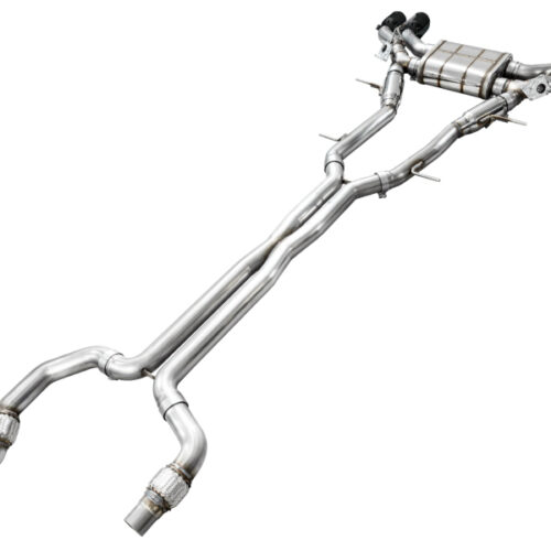 AWE Tuning SwitchPath Exhaust - Diamond Black Tips for 2021+ Cadillac CT4-V Blackwing - Image 8