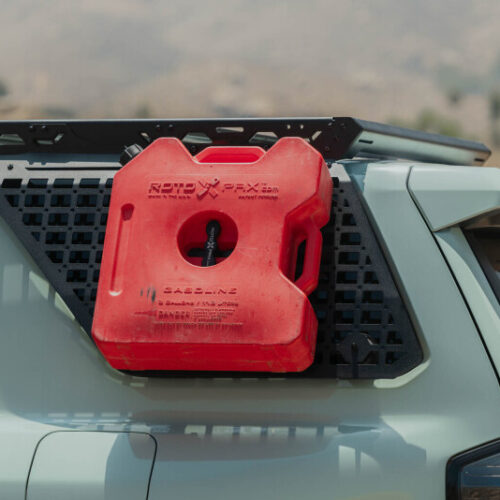 DV8 Offroad 25-26 Toyota 4Runner Exterior Window Molle for DV8 Offroad Roof Rack - Driver - Image 5