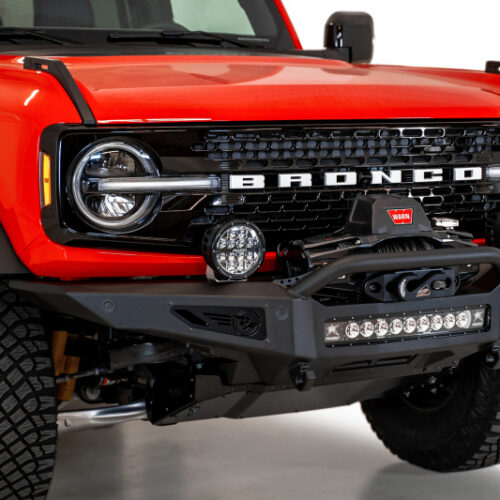 Addictive Desert Designs for 2021+ Ford Bronco Rock Fighter Front Bumper - Hammer Black - Image 8
