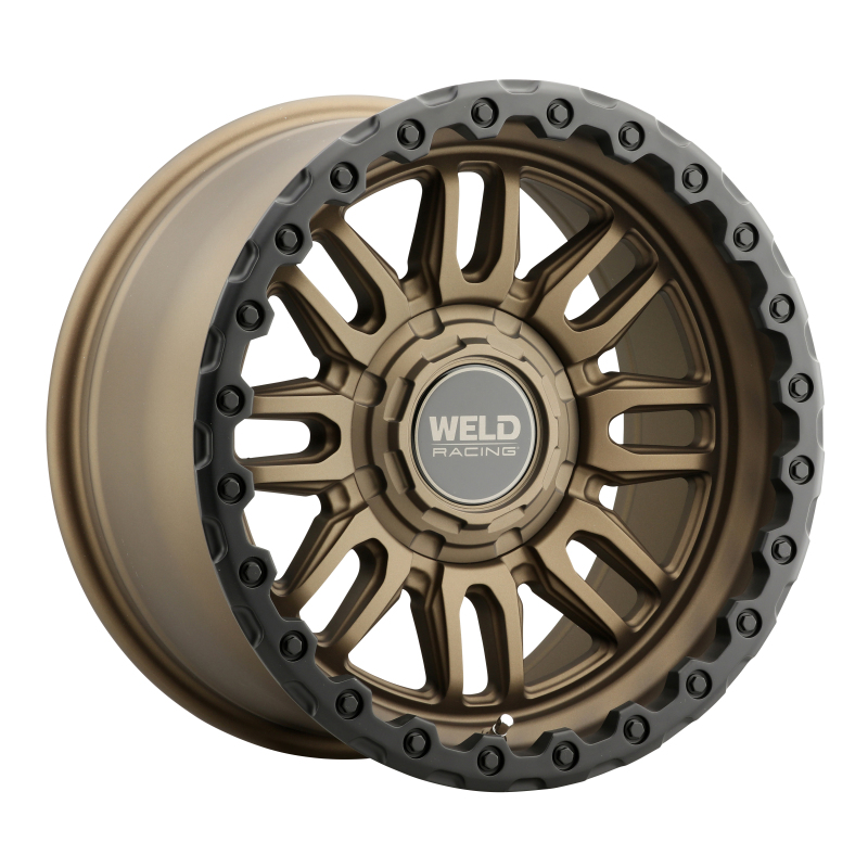 Weld Off-Road Swift 17x9in - 5x114.3 / 5x127 BP - ET-12 - 78.1mm CB- Satin Bronze Wheel & Black Ring - Image 3