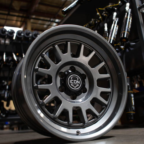 ICON Anza 17x8.5 / 6x5.5 / 25mm Offset / 5.75in BS - Gun Metal Wheel - Image 2