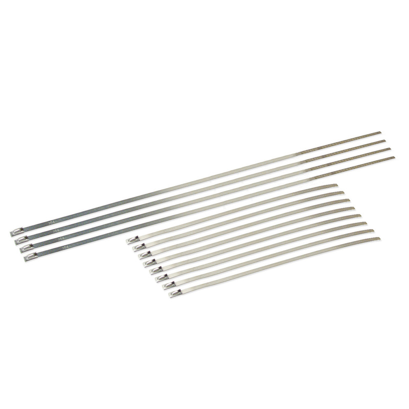 DEI 10205 Stainless Steel Locking Tie Eight 8in and Four 14in per pack - Image 2