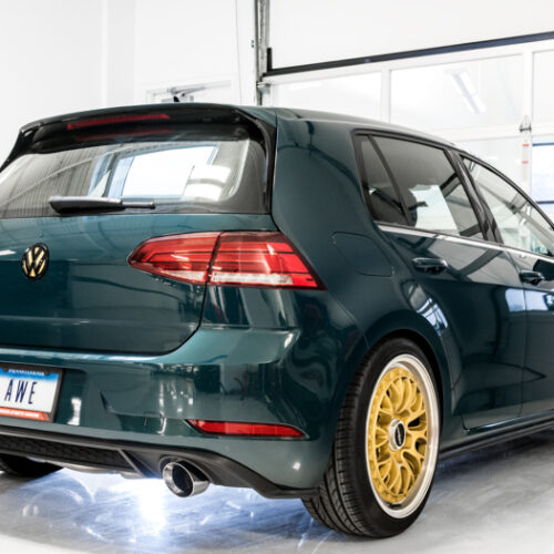 AWE Tuning Touring Edition Exhaust w/Chrome Silver Tips 102mm for Volkswagen GTI MK7.5 2.0T - Image 3