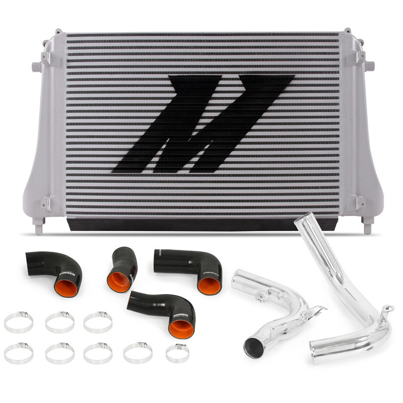 Mishimoto Performance Intercooler Kit w/ Pipes (Polished) for 2015+ VW MK7 Golf TSI / GTI / R - Image 2