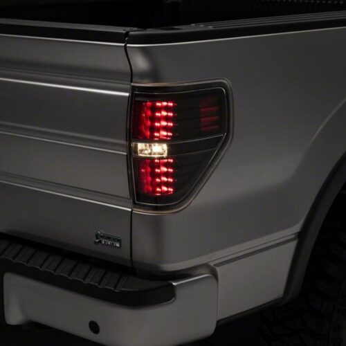 Alternative view of Raxiom for 2009-2014 Ford F-150 Styleside LED Tail Lights- Black Housing (Clear Lens)