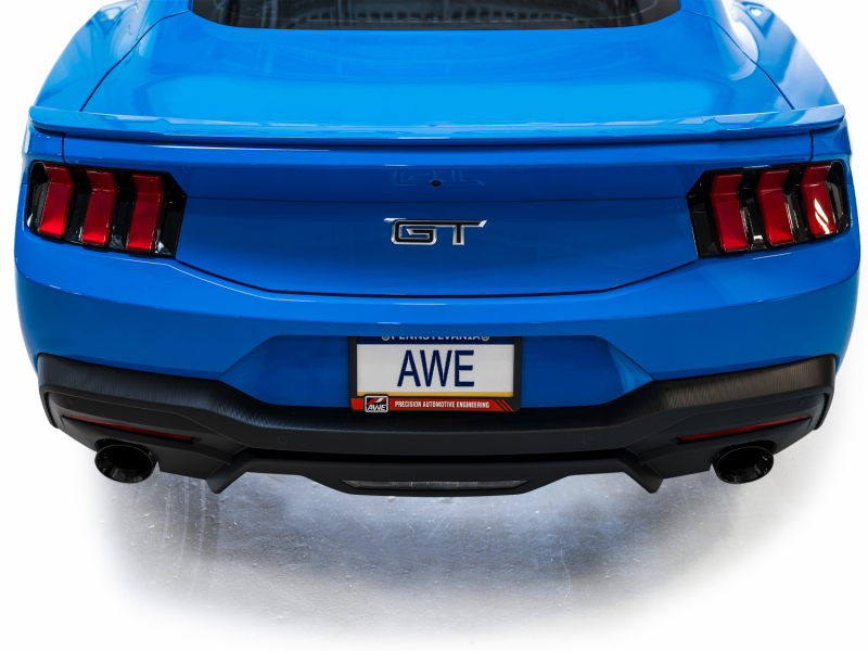 AWE Tuning Exhaust w/ Dual Diamond Black Tips for 2024 Ford Mustang GT Fastback S650 RWD Touring Catback - Image 7