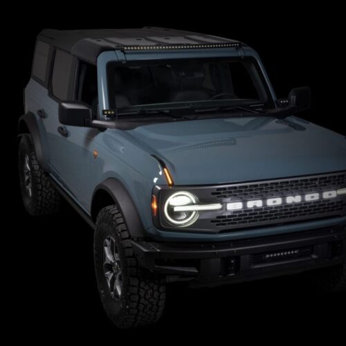 Putco 22-24 Ford Bronco Luminix DRL LED Light Hood Limb Riser (Factory Hood Side Hinge Replacements) - Image 9