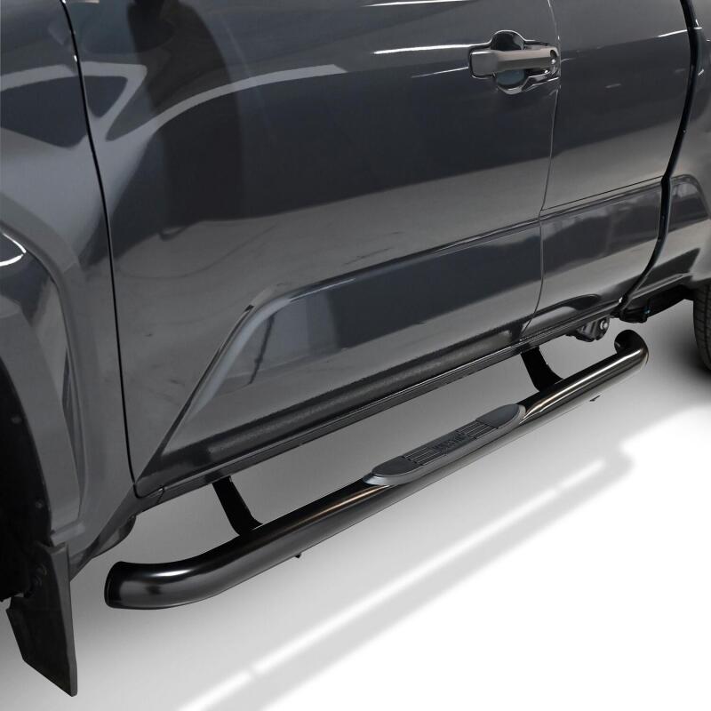 Westin 24-26 Toyota Tacoma Xtra Cab E-Series 3 Nerf Step Bars Black - Image 4