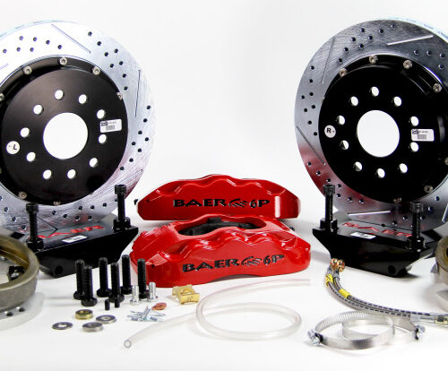 Baer Brakes Rear Ends w/ Ford 9in Torino Bearing Housing Ends 14in Pro+ Rear SDZ Brake Kit - Red