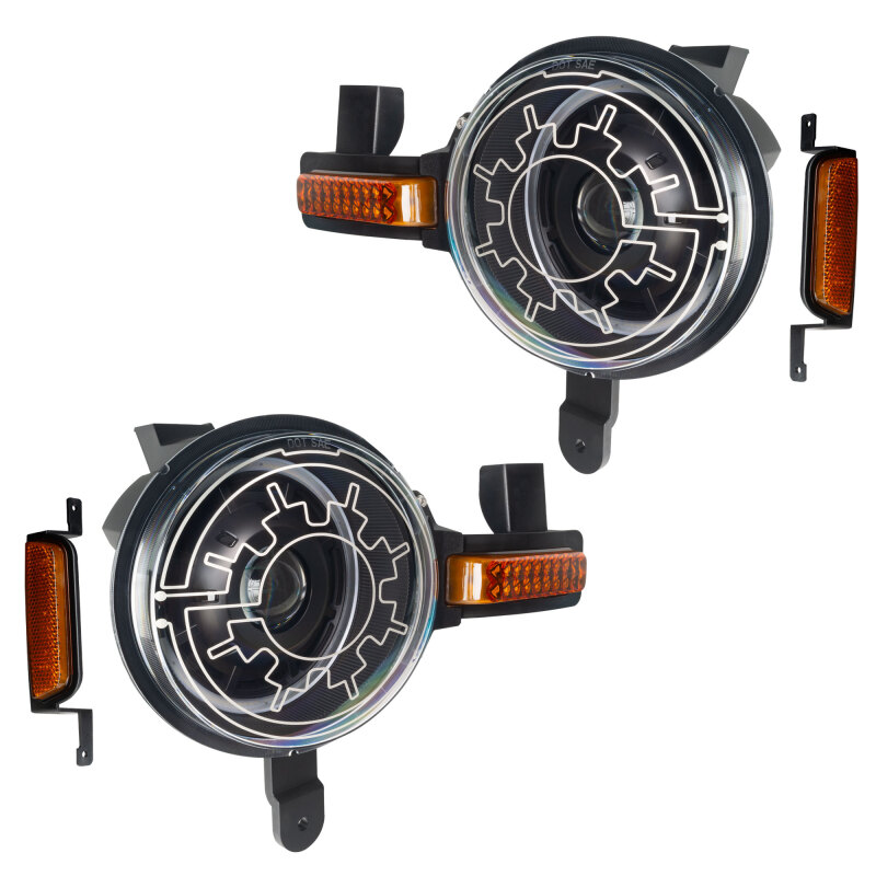 Oracle 2021+ Ford Bronco Oculus Bi-LED Projector Headlights w/ Heated Lenses - Image 8