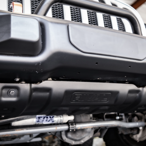 Rival 18-26 Jeep Wrangler JL 07-18 Jeep JK 20-26 Jeep Gladiator Except Mojave Lower Skid Plate - Image 8