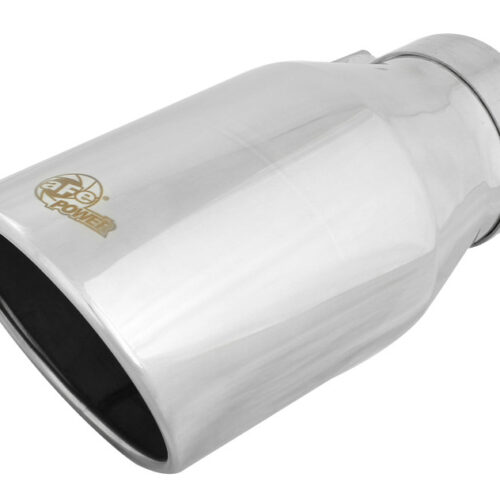 aFe Power Diesel Exhaust Tip Bolt On Polished 4in Inlet x 6in Outlet x 12in Length - Image 3