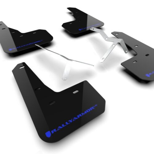Rally Armor 23-25 Acura Integra A-Spec Black UR Mud Flap W/Blue Logo (No Drilling Req.)
