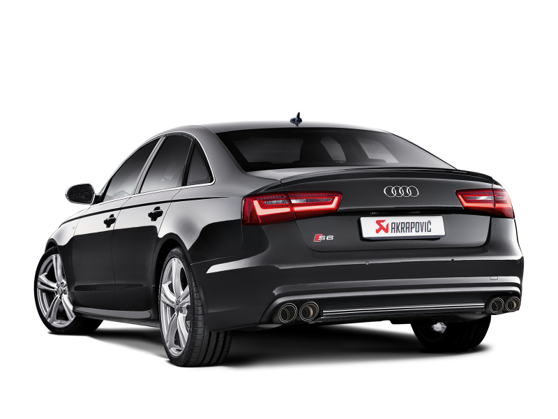 Akrapovic Evolution Line Cat Back (Titanium) w/ Carbon Tips for 13-17 Audi S6 Avant/Limousine (C7) - Image 5