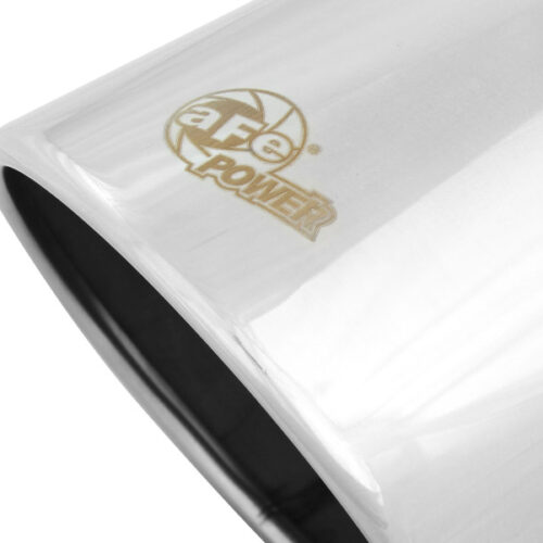aFe Power Diesel Exhaust Tip Bolt On Polished 4in Inlet x 6in Outlet x 12in Length - Image 7