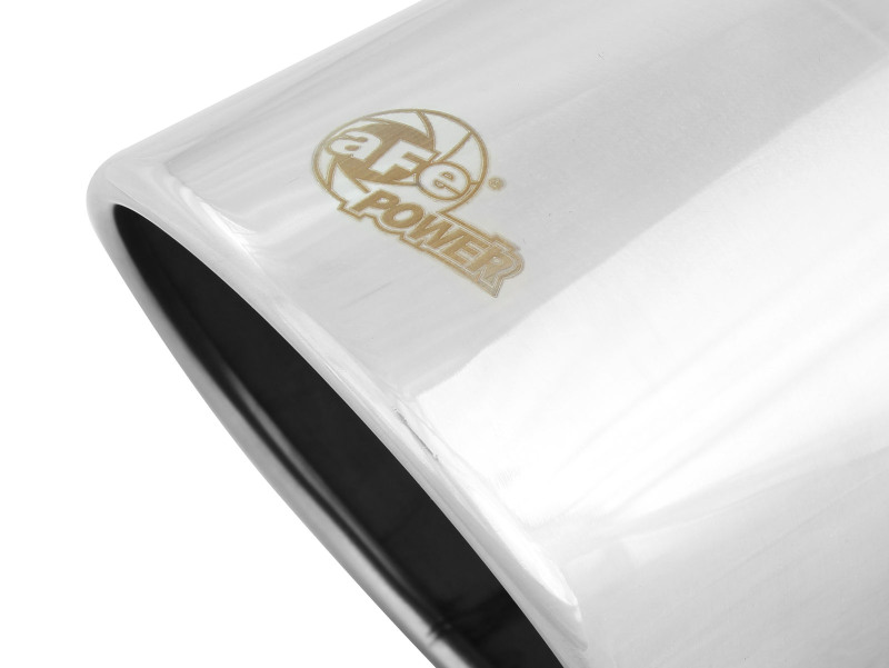 aFe Power Diesel Exhaust Tip Bolt On Polished 4in Inlet x 6in Outlet x 12in Length - Image 7
